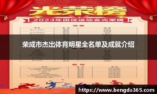 荣成市杰出体育明星全名单及成就介绍