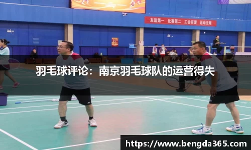 羽毛球评论：南京羽毛球队的运营得失